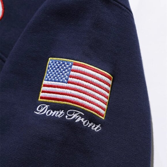 XLARGE Classic Oval Logo Half Zip Sweat Men's - Picture 7 of 7